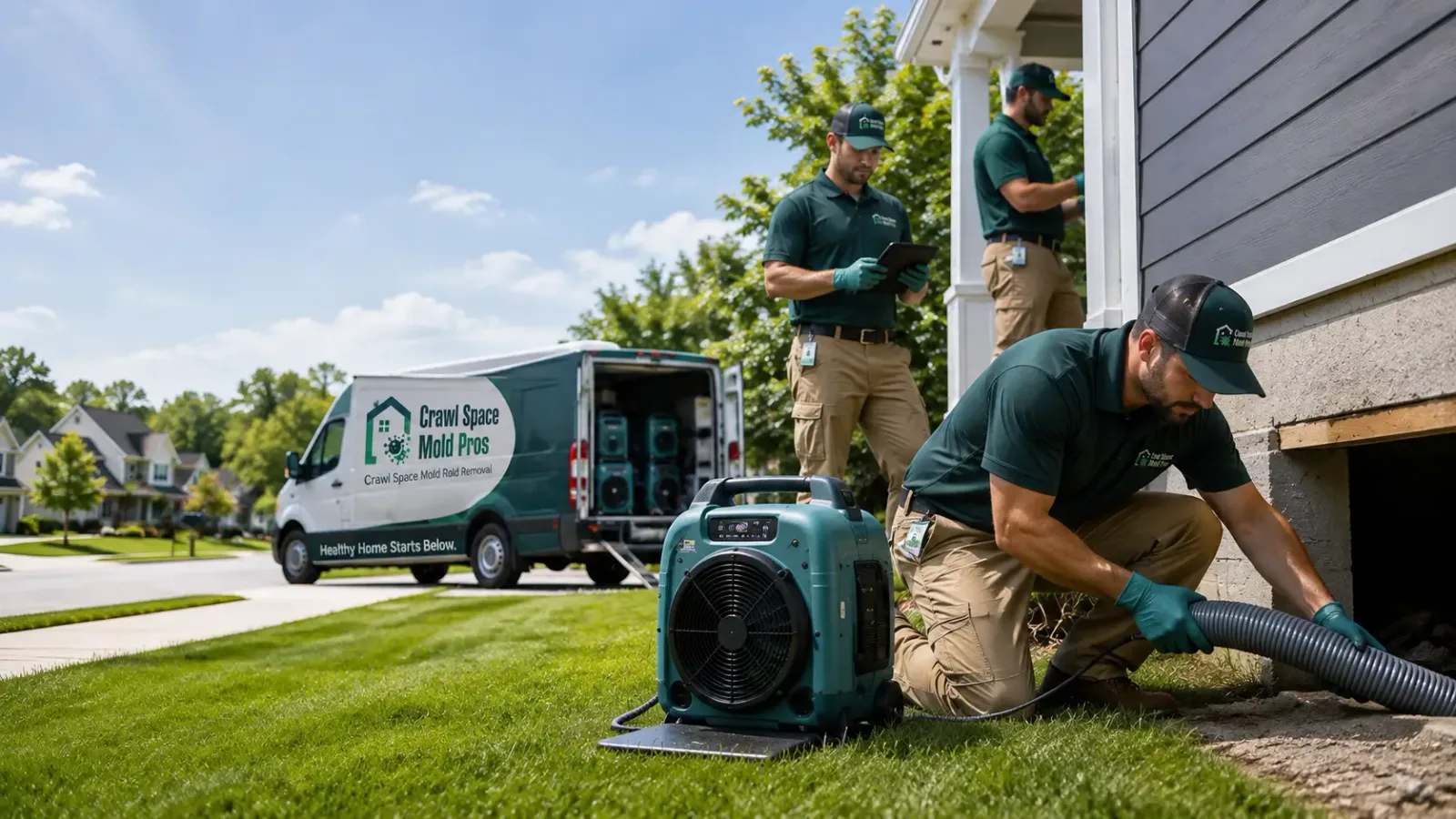 Crawl Space Mold Removal in Ashby, NE